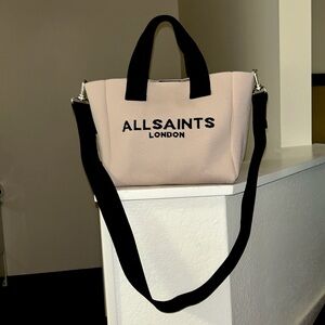 ✨ ALL SAINTS ✨ Izzy Mini Tote Bag With Long Strap “Rose Dust”